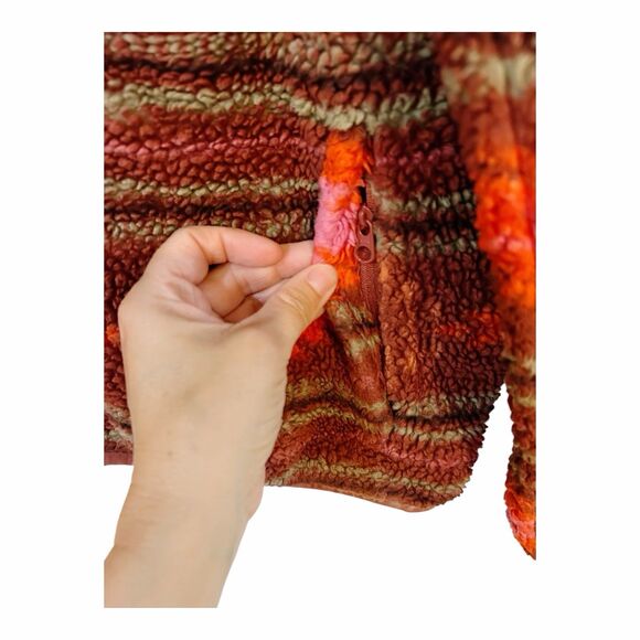 Billabong Adventure Collection Switchback Fleece Pullover Zipper Pockets Sz S - Picture 6 of 7